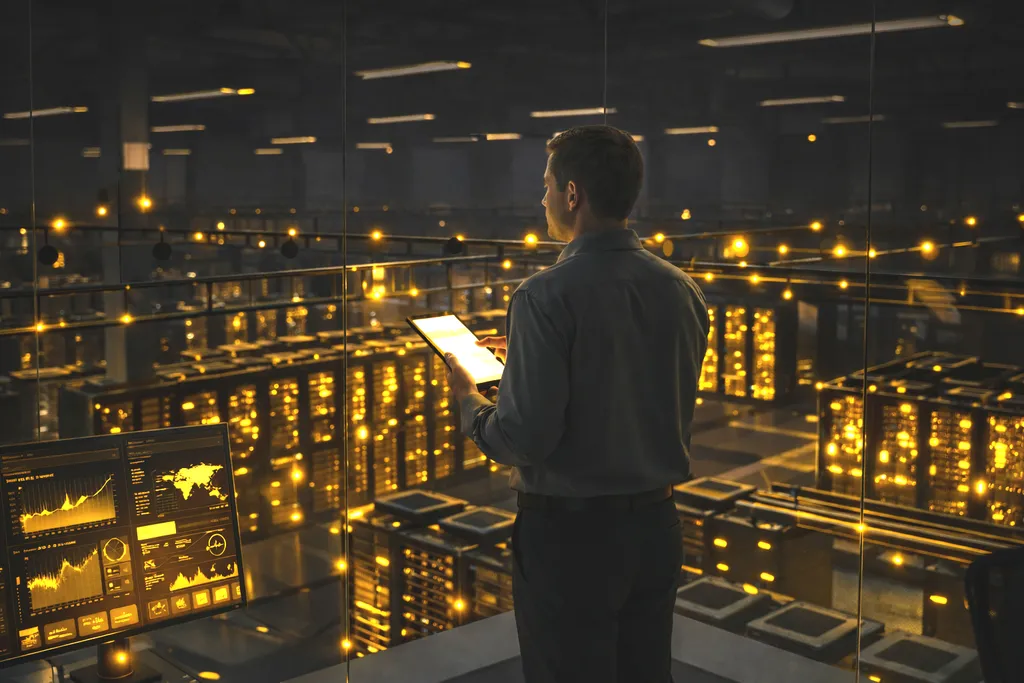 Technical placeholder visual for Linux-based system integration